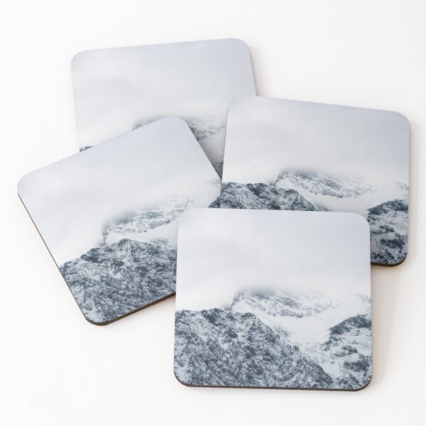 Item preview, Stunning snowy mountains covered by clouds designed and sold by Patrik Lovrin.