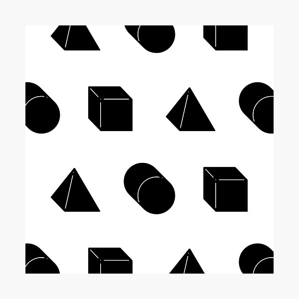 Shapes Photographic Print