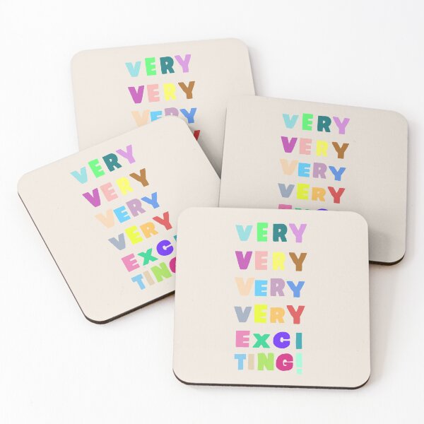 Item preview, Very Exciting! designed and sold by Abby Busis.