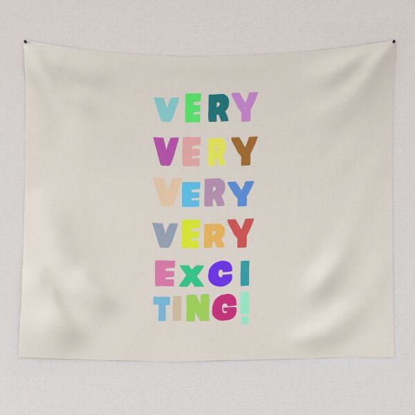 Item preview, Very Exciting! designed and sold by Abby Busis.