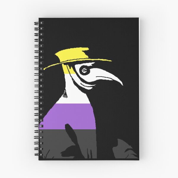 Item preview, Pride Cannot Be Quarantined Nonbinary Flag Plague Doctor designed and sold by CaelanPride.