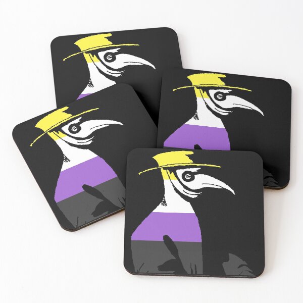 Item preview, Pride Cannot Be Quarantined Nonbinary Flag Plague Doctor designed and sold by CaelanPride.