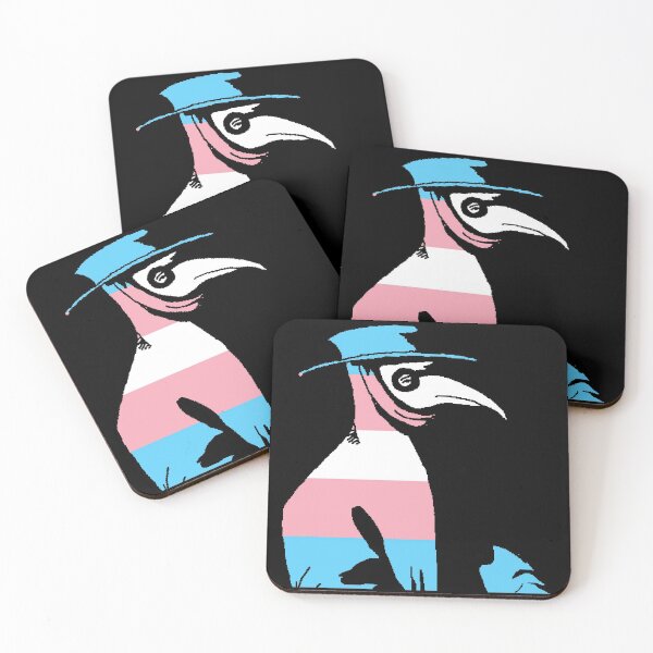 Item preview, Pride Cannot Be Quarantined Transgender Flag Plague Doctor designed and sold by CaelanPride.