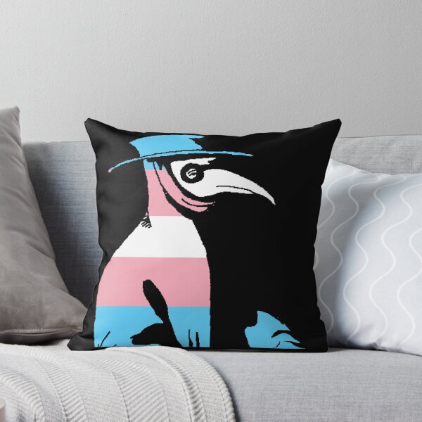 Item preview, Pride Cannot Be Quarantined Transgender Flag Plague Doctor designed and sold by CaelanPride.