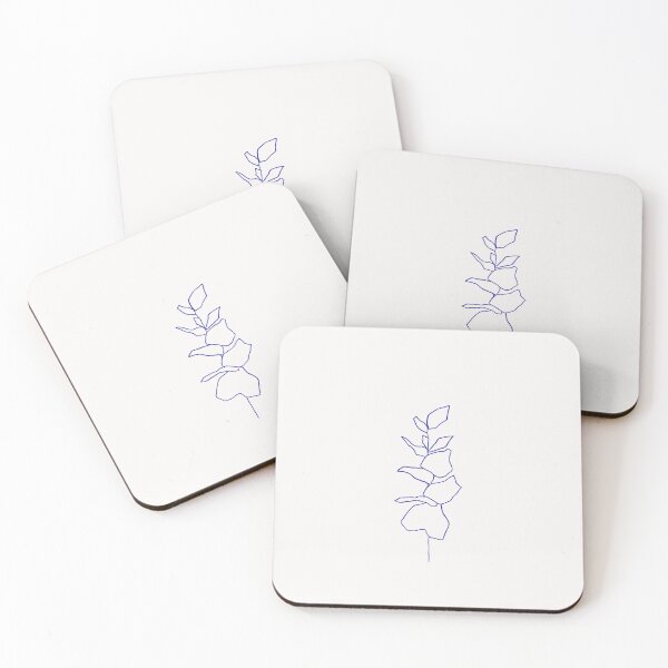 Item preview, Blue botanical painting - Ink A designed and sold by TheColourStudy.