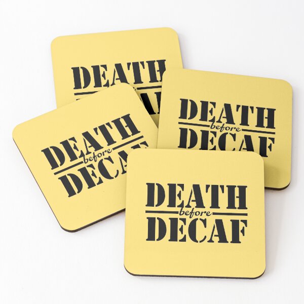 Item preview, Death before decaf designed and sold by maofdvora.