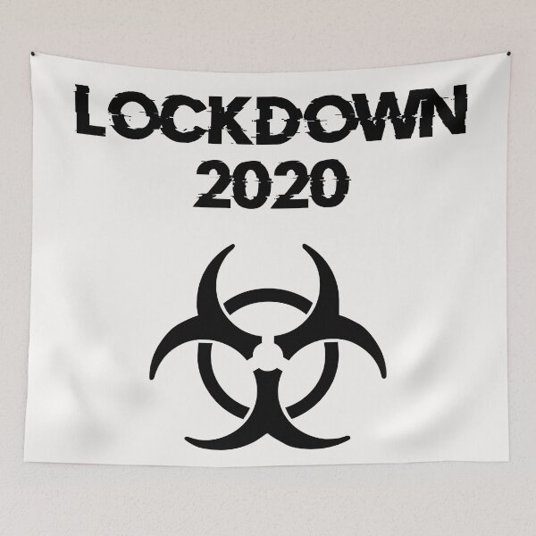 Item preview, Lockdown 2020 (White) designed and sold by DafyddEm.