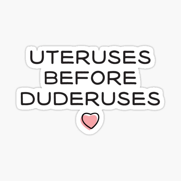 Aperçu de l'œuvre Utérus avant Duderuses Tee Funny Galentines Day Tee créée et vendue par samraheel.