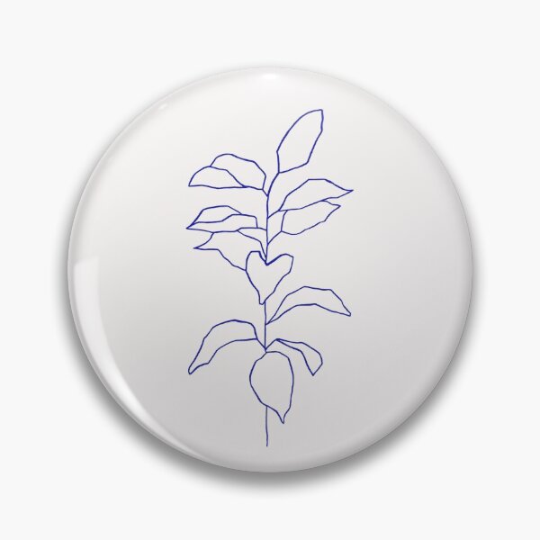 Item preview, Blue botanical painting - Ink D designed and sold by TheColourStudy.
