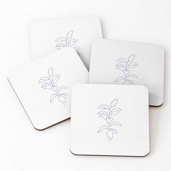 Item preview, Blue botanical painting - Ink D designed and sold by TheColourStudy.
