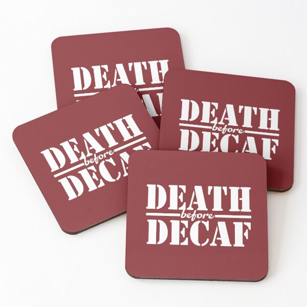 Item preview, Death before decaf designed and sold by maofdvora.