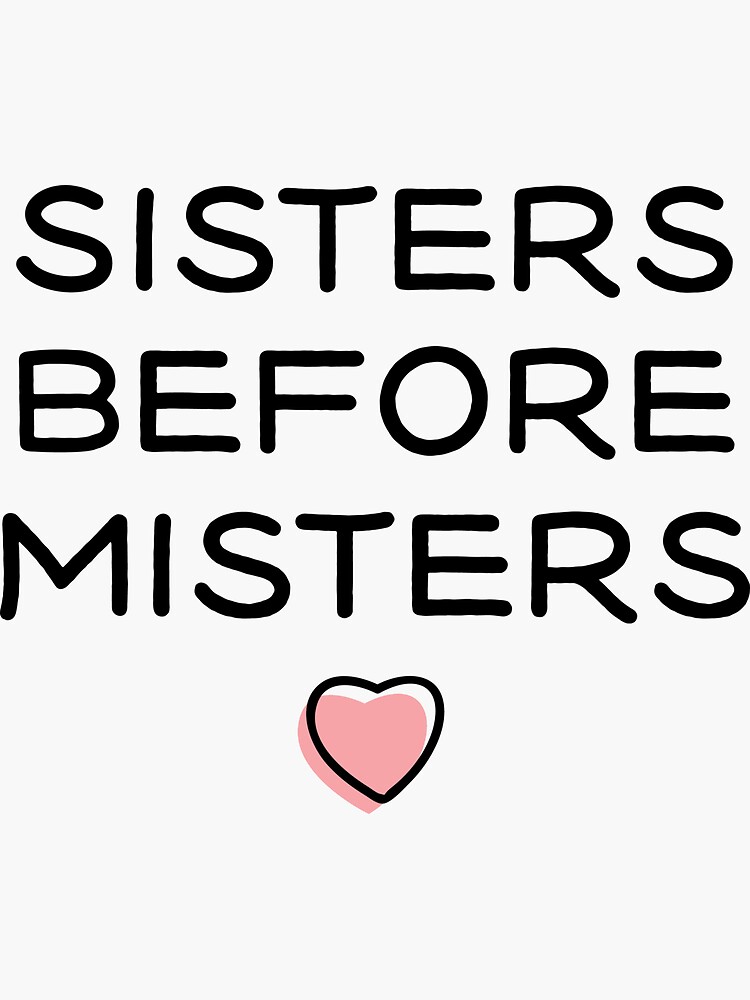 Womens Sisters Before Misters - Feminism Cute Galentine's Day Gift Tank Top Womens Sisters Before Misters - Feminism Cute Galentine's Day Gift Tank Top