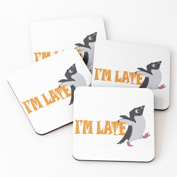 Item preview, running late penguin designed and sold by JuliaKerczaArt.
