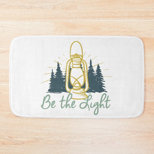 Item preview, BE THE LIGHT lantern positive Cristian quote designed and sold by move-mtns.