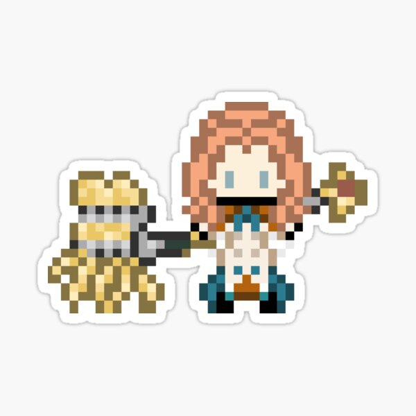 Item preview, Fire Emblem Three Houses Pixel Annette Sticker (Timeskip) designed and sold by MissJunePixels.