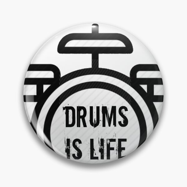 Item preview, Drums Slogan designed and sold by DanielDrumstrix.