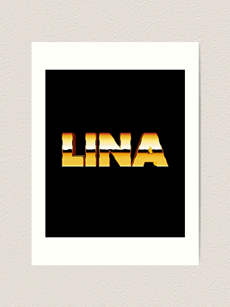 Lina | Name Art Print