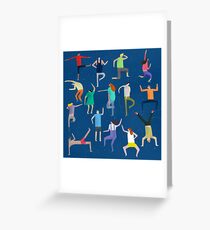 The Dancers Greeting Card