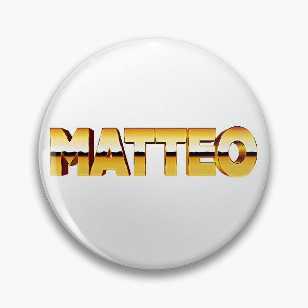 Item preview, First name Matteo designed and sold by wolfgangrainer.