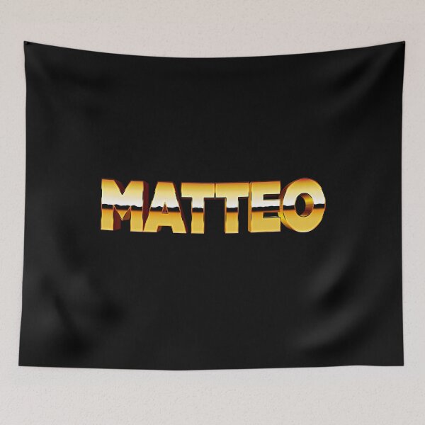 Item preview, First name Matteo designed and sold by wolfgangrainer.