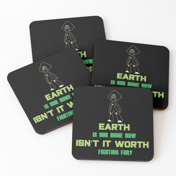 Steven Universe Peridot Quote Coasters (Set of 4)