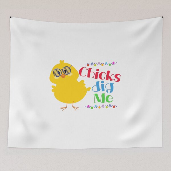Item preview, Chicks Dig Me funny Easter design designed and sold by magz.