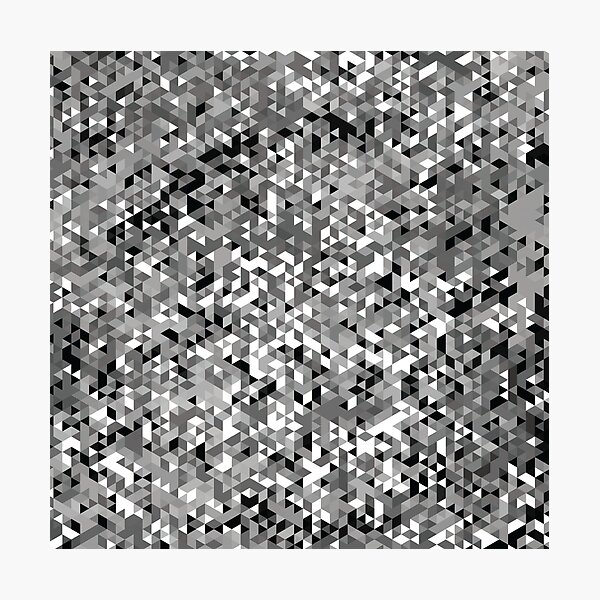 Chromatic Multicolor Triangles - 4 Photographic Print