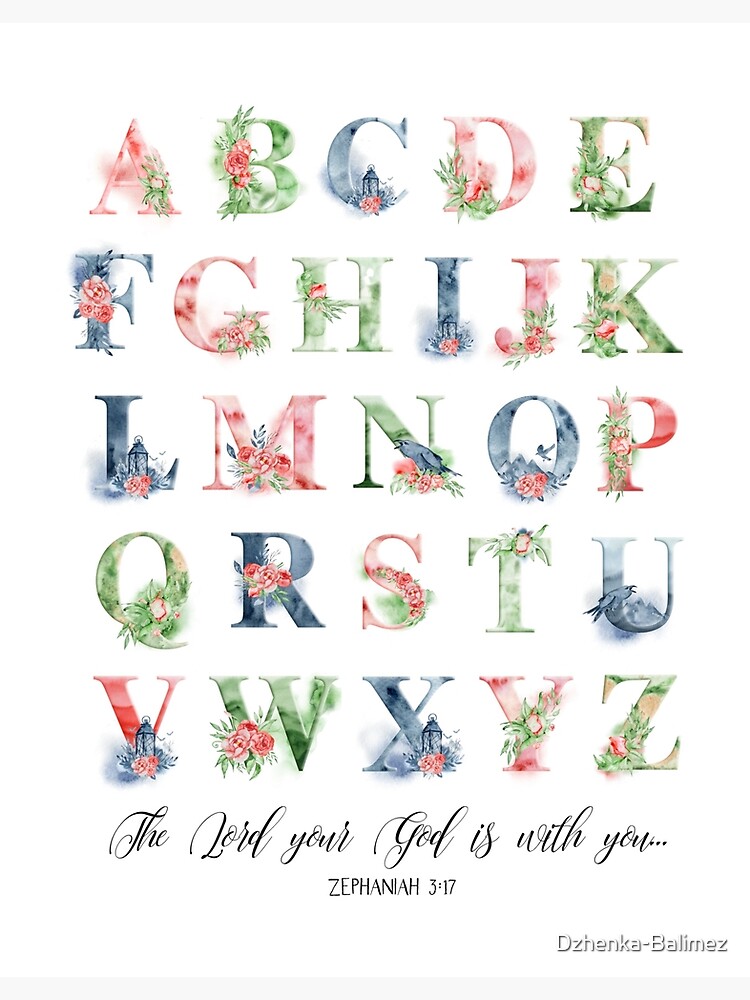 ABC Letters Alphabet Learning Teaching (As Shown) Wall Decal Art Sticker  Picture