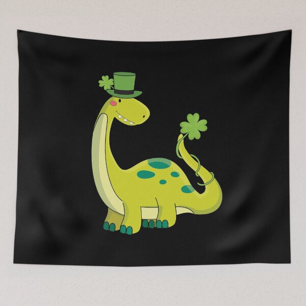 Item preview, Dinosaur St Patricks Day Dino Kids with Shamrock designed and sold by 2blackcherries.