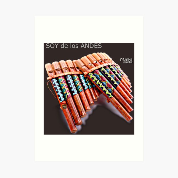 Das Antara, altes Inka- und Prä-Inka-Blasinstrument Kunstdruck