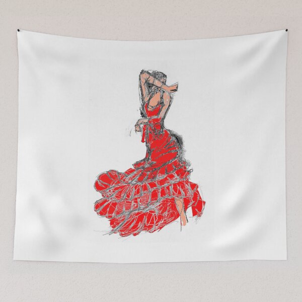 Item preview, flamenco dancer designed and sold by Bastien-23.