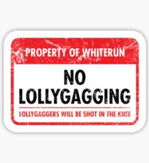Whiterun Municipal Ordinance Sticker