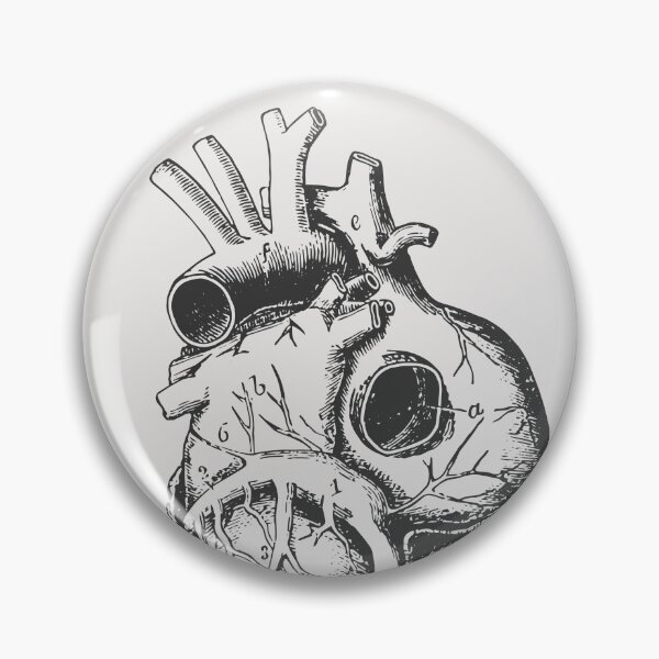 Item preview, Anatomical Heart • Large Print • Goth Art designed and sold by Rike Mayer.