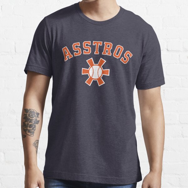 Houston Astros Artwork: Men's Tri-Blend Baseball Raglan