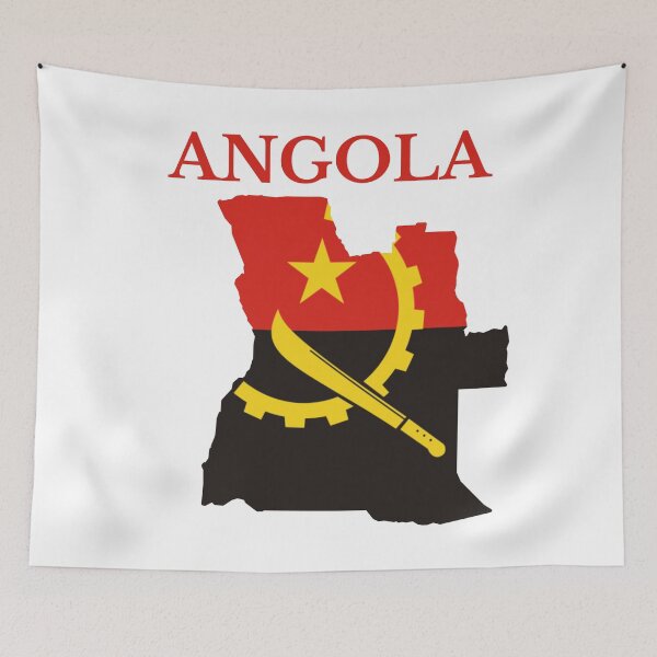 Item preview, Angola Flag Map designed and sold by marosharaf.