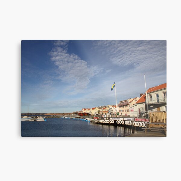 Lysekil harbour, West Sweden Metal Print