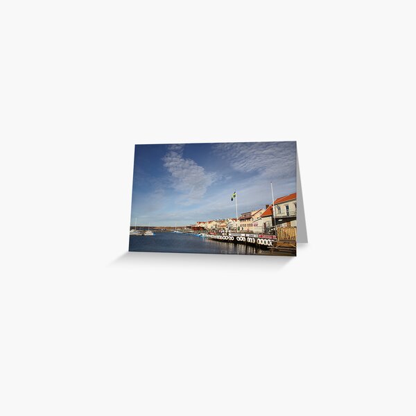 Lysekil harbour, West Sweden Greeting Card