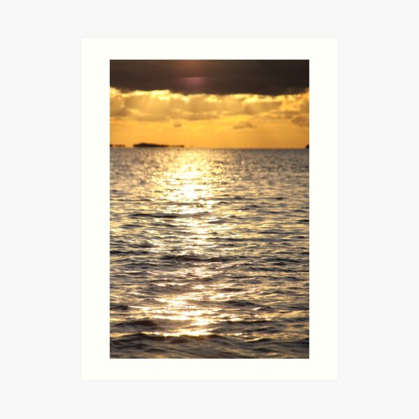 Sunset near Lysekil Art Print