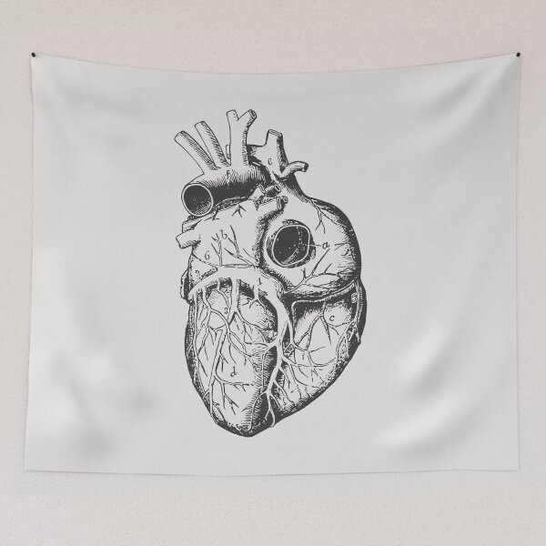 Item preview, Anatomical Heart • Large Print • Goth Art designed and sold by Rike Mayer.