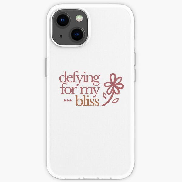 defying for my bliss - white iPhone Soft Case