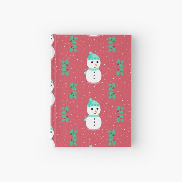 Vintage snowman Hardcover Journal