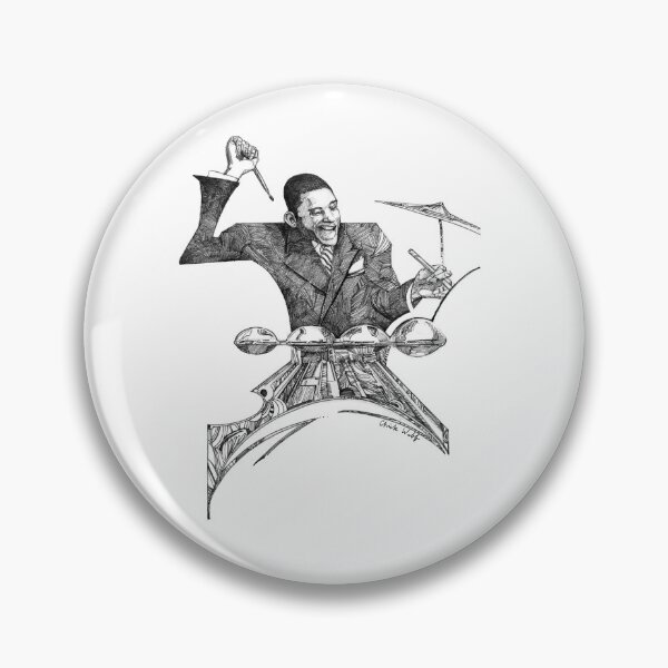 Item preview, Swing Jazz Drummer, Chick Webb designed and sold by ryancallowayart.