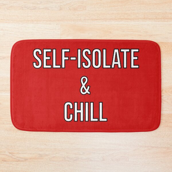 Item preview, Self-isolate & Chill designed and sold by Pun-and-run.
