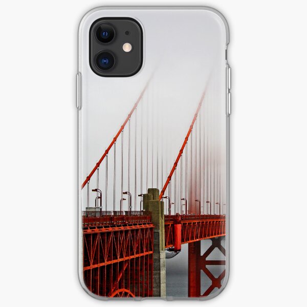 Golden Gate Bridge in Fog iPhone Soft Case