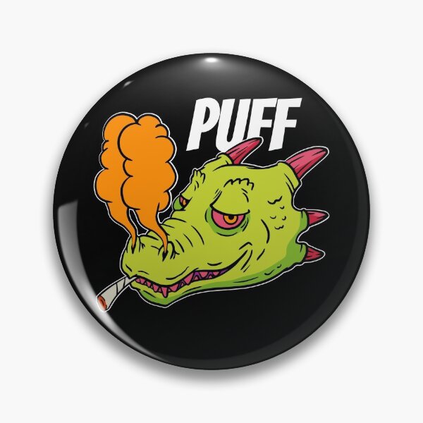 Item preview, Dragon Smoking Weed Marijuana Leaf - Puff Puff Dragon designed and sold by Crapt.