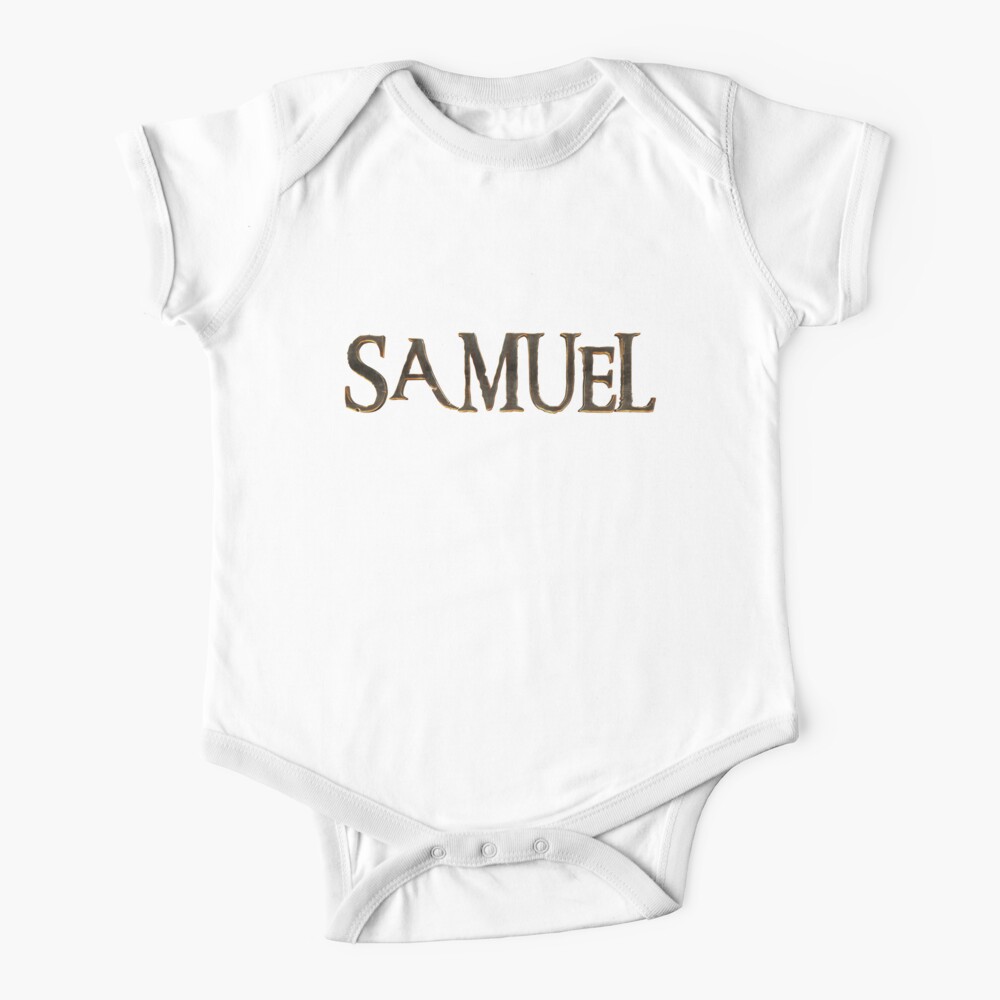 First Name Samuel Baby One Piece By Wolfgangrainer Redbubble