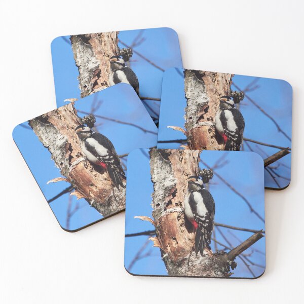 Item preview, The Angry face. Great spotted woodpecker designed and sold by Jouko Lehto Photography.