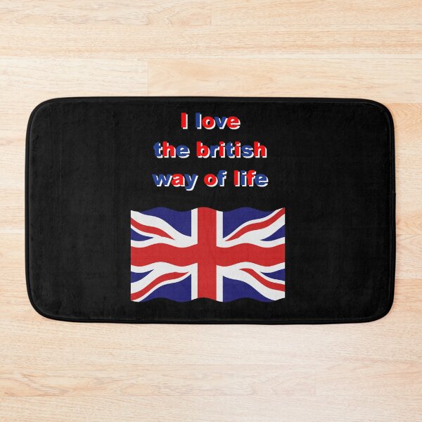 Item preview, british way, british flag, love britain gifts brits designed and sold by Kirei-Lily.