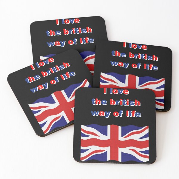 Item preview, british way, british flag, love britain gifts brits designed and sold by Kirei-Lily.