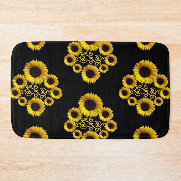 Item preview, Sunflowers with ornament, sunflower, floral flowers designed and sold by rhnaturestyles.